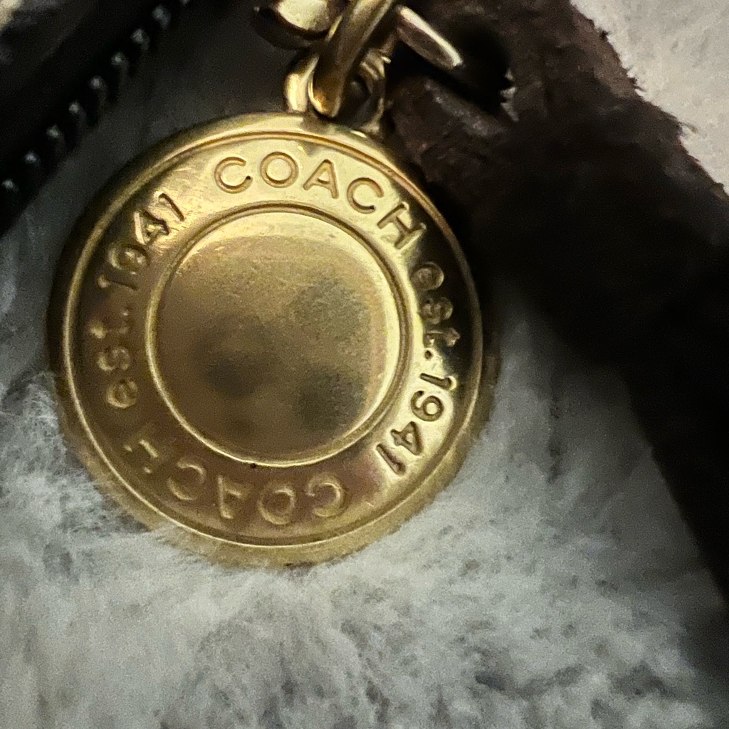 Coach Women's Bag With Gold Accents